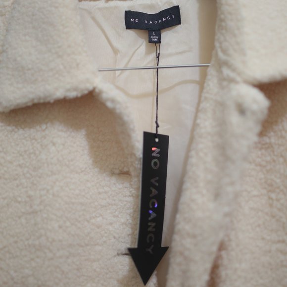 NWT Sherpa Vanilla Jacket Doll's KIll brand. - Picture 6 of 11